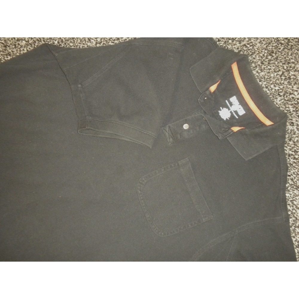 Duluth Pocket Polo Shirt Mens L Black No Polo Relaxed Fit‎ Short Sleeve 95017